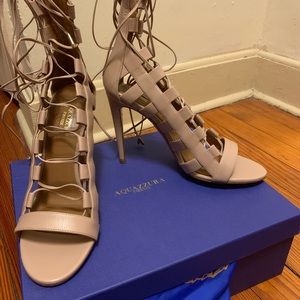 Aquazzura lace up sandals